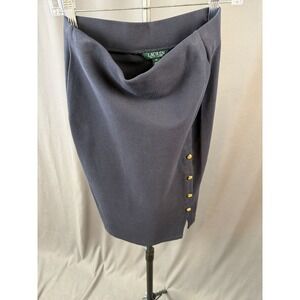 Lauren Ralph Lauren Navy Blue Pencil Skirt Women's Size XS